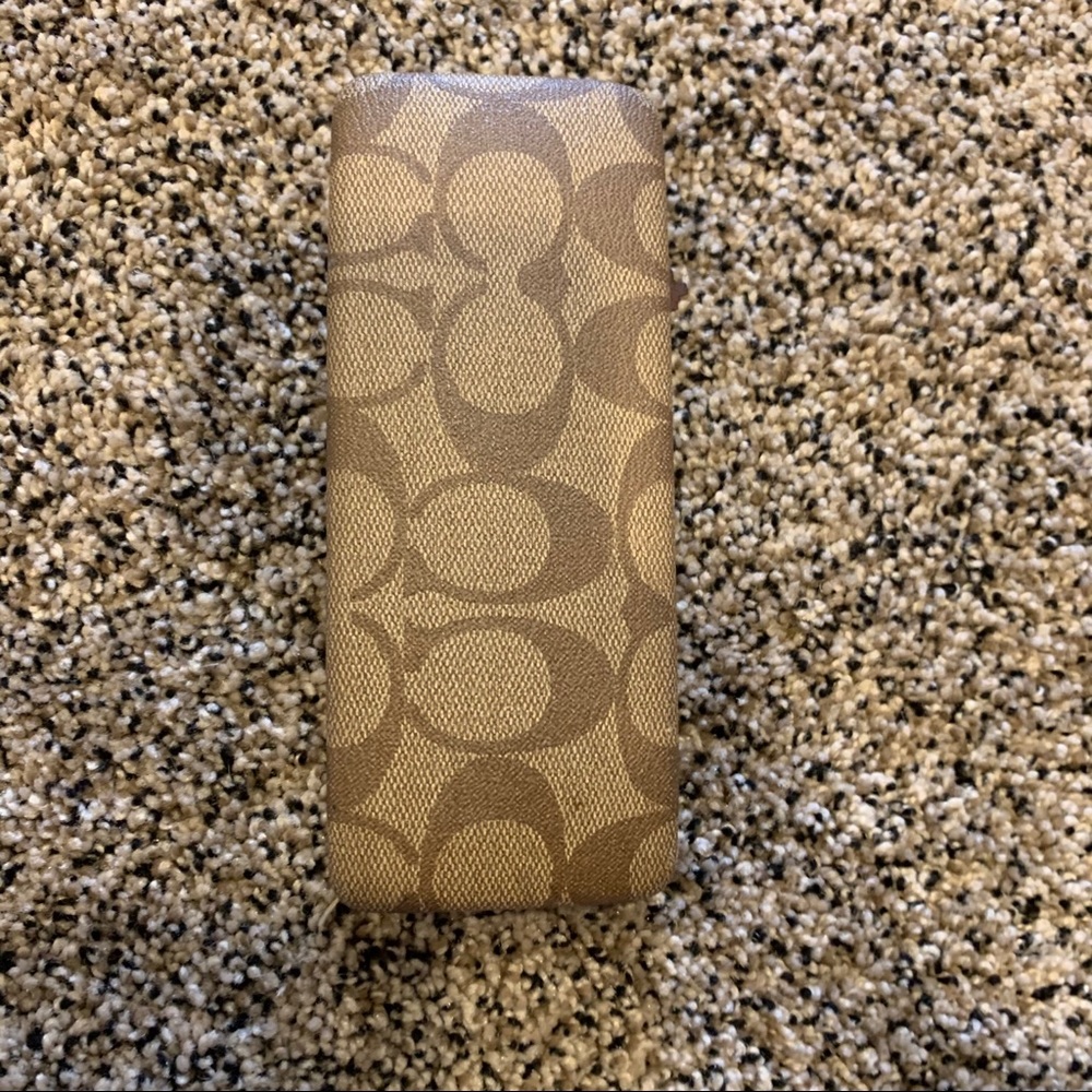 COACH EYEGLASS CASE